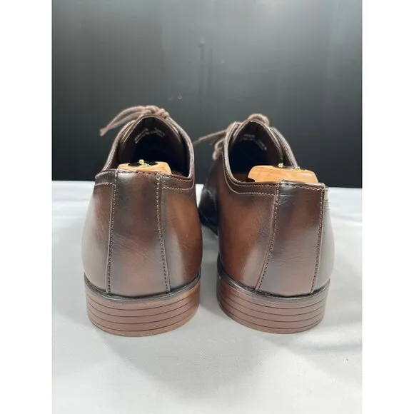 Tayno Brown Leather Oxfords SKU 7503 Size 9.5