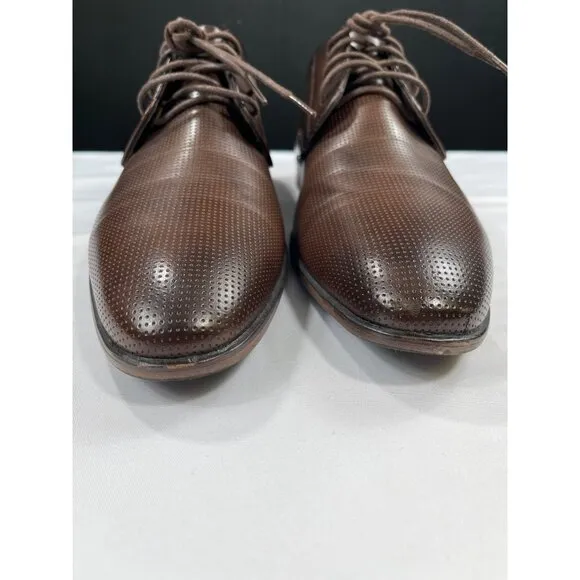 Tayno Brown Leather Oxfords SKU 7503 Size 9.5
