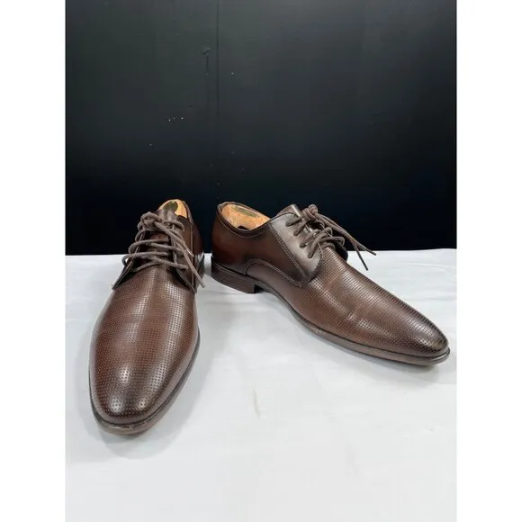 Tayno Brown Leather Oxfords SKU 7503 Size 9.5