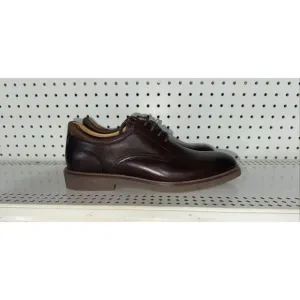 Ted Baker London Mens Leather Plain Toe Casual Dress Shoes Oxfords Size 10 Brown