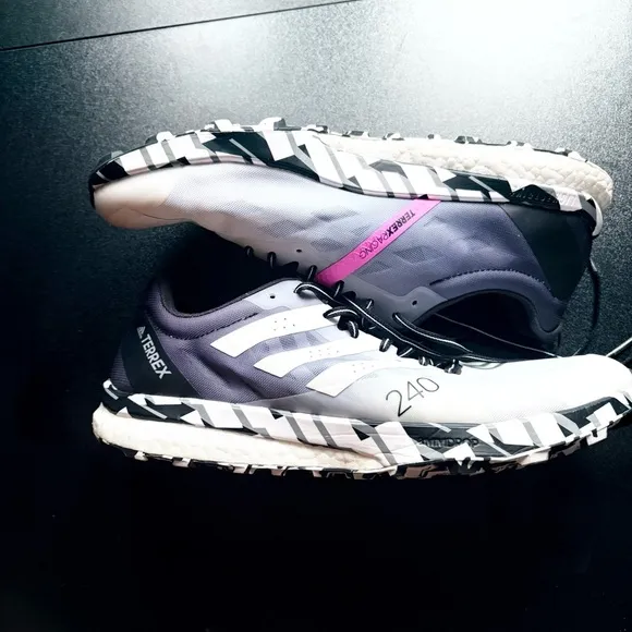 TERREX SPEED ULTRA TRAIL RUNNING SHOES Lightweight White Hiking Men Size 11