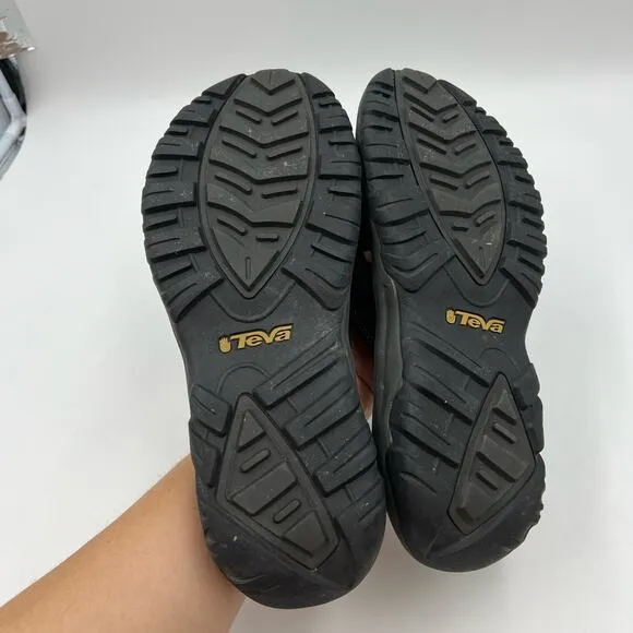 Teva Katavi Slides 4145 Blue Suede Lug Soles