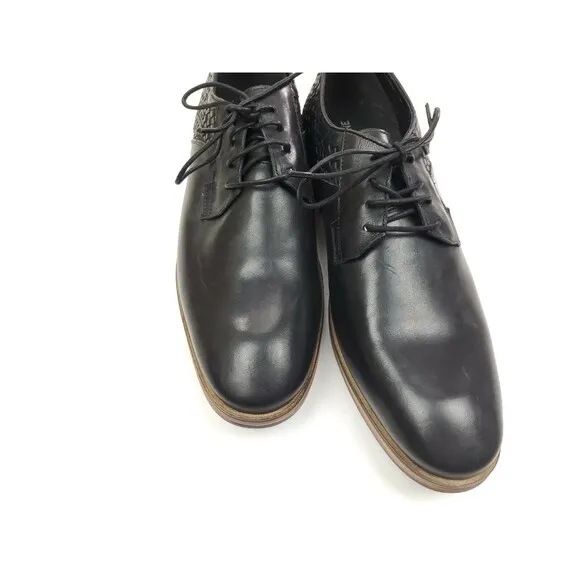 Thomas &amp; Vine Legion Woven Dress Shoe Oxfords Size 12 Black