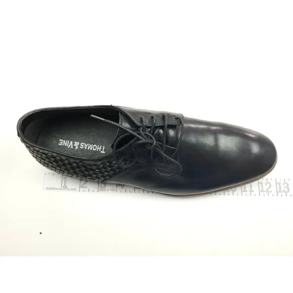 Thomas &amp; Vine Legion Woven Dress Shoe Oxfords Size 12 Black
