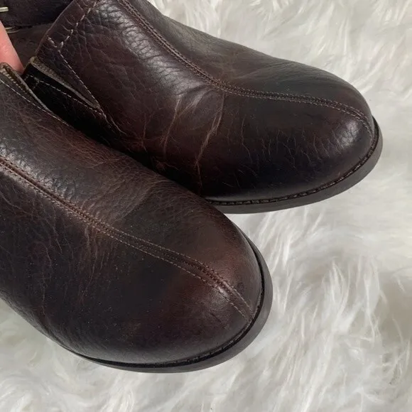 Timberland Earthkeepers Rudstom Leather Slingback  Heeled Mule Clogs Sz 11