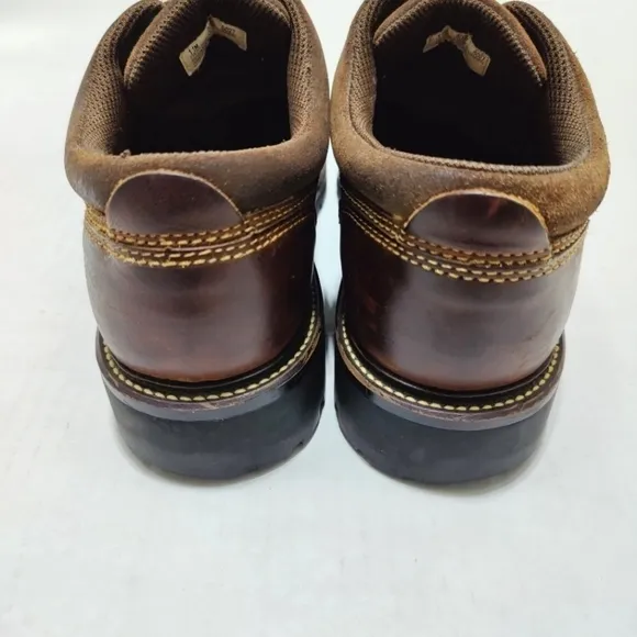 Timberland Men's Chunky Oxfords Brown Leather Casual Work Dress Shoes, Size 11M