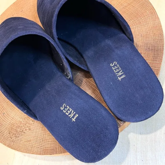 *Tkees | Ines Women's Mules in Navy Suede Size 10