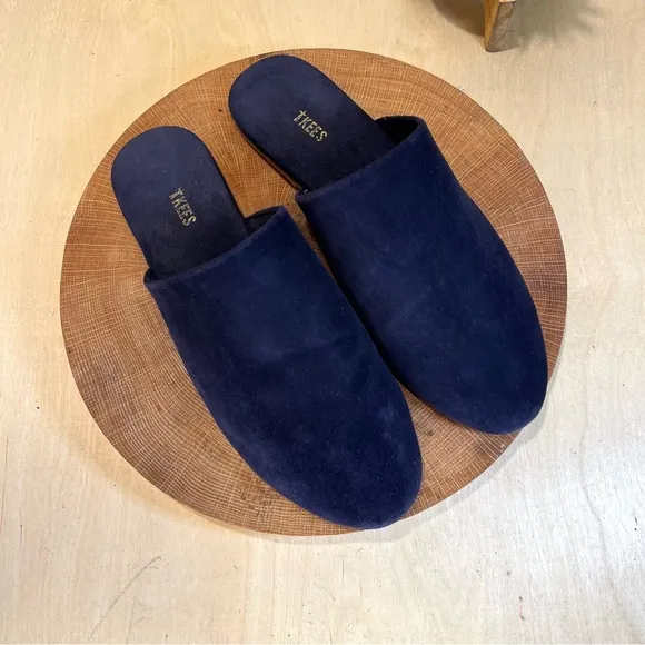 *Tkees | Ines Women's Mules in Navy Suede Size 10