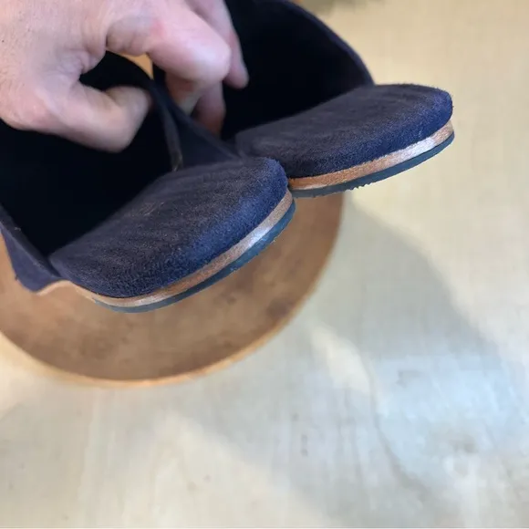*Tkees | Ines Women's Mules in Navy Suede Size 10