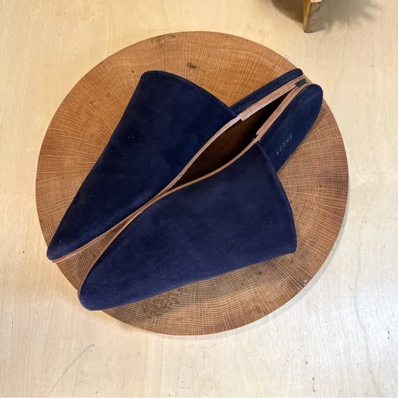 *Tkees | Ines Women's Mules in Navy Suede Size 10