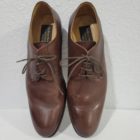 To Boot New York Declan Plain Toe Lace-Up Oxfords