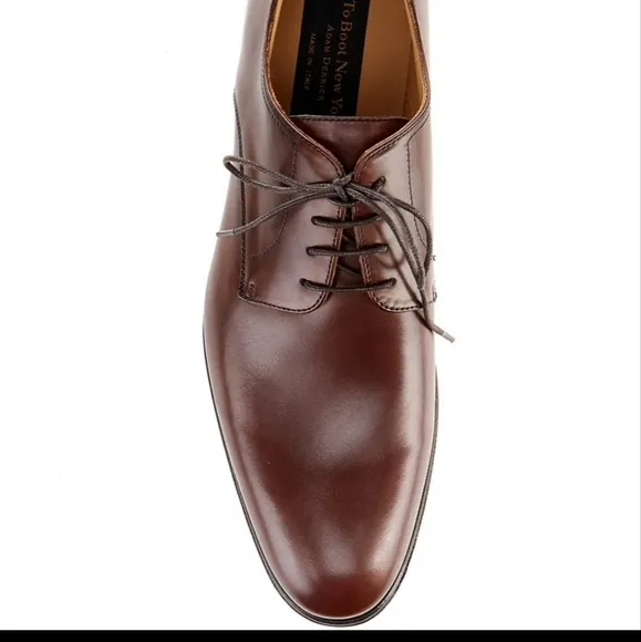 To Boot New York Declan Plain Toe Lace-Up Oxfords