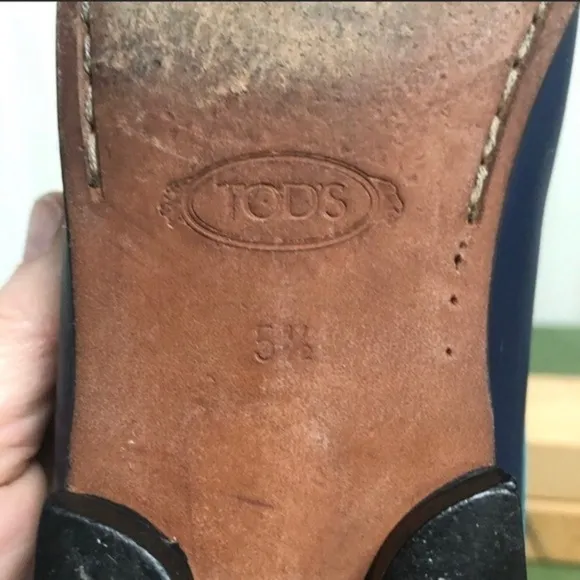 Tod’s Apron-Toe Slides/Mules with Horsebit Deco