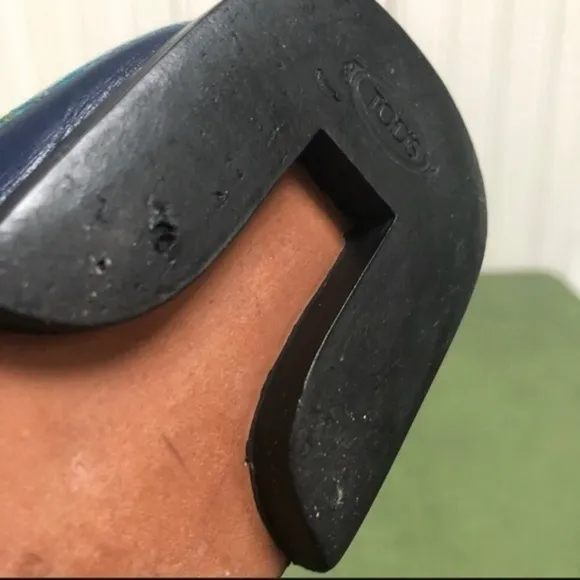 Tod’s Apron-Toe Slides/Mules with Horsebit Deco