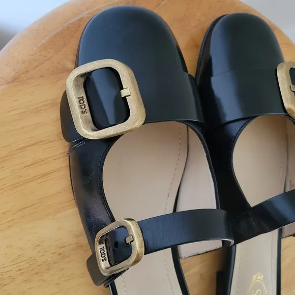 TOD'S Slip On Buckle Mules