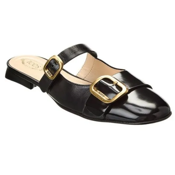 TOD'S Slip On Buckle Mules