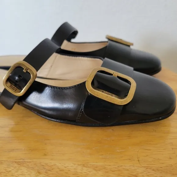 TOD'S Slip On Buckle Mules