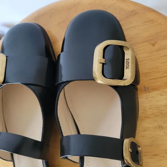 TOD'S Slip On Buckle Mules