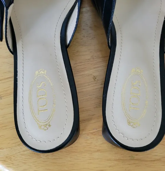 TOD'S Slip On Buckle Mules