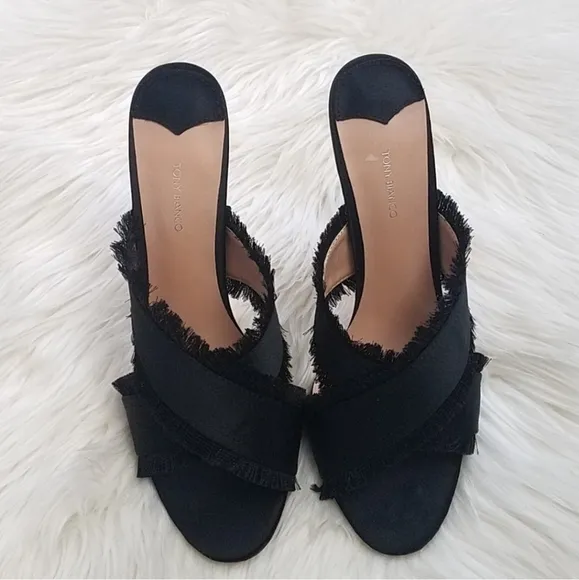 Tony Bianco Klay fringe mules