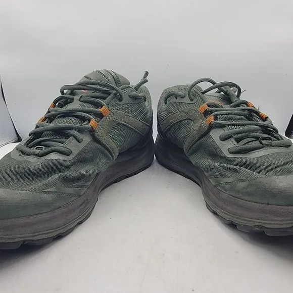 Topo Athletic Terraventure 3 Mens Size 11 Dark Green Orange Trail Running Shoes