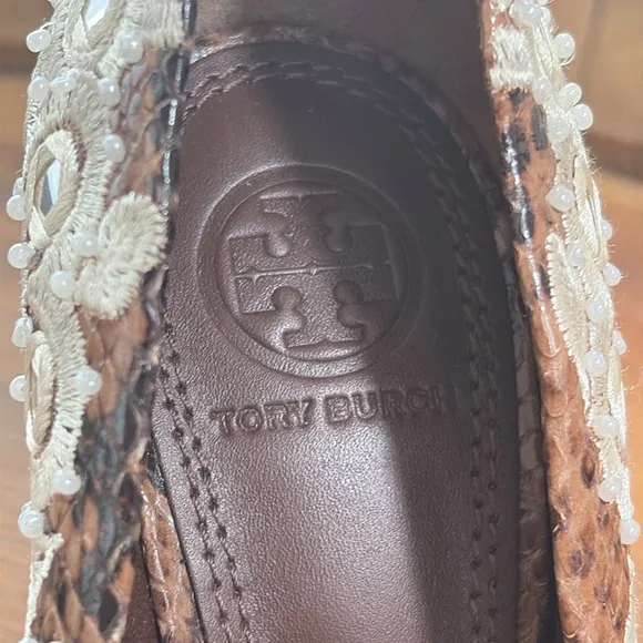 Tory Burch | *2 DIFFERENT SIZED SHOES* Francesca Roccia Rhinestone Heels 6.5 &amp; 7