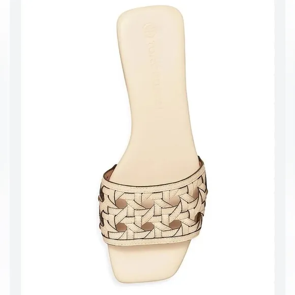 Tory Burch Basketweave Clogs - brand new - leather size 11