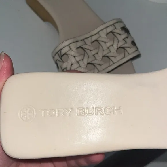 Tory Burch Basketweave Clogs - brand new - leather size 11