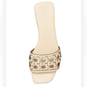 Tory Burch Basketweave Clogs - brand new - leather size 11