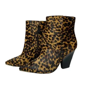 Tory Burch Lila calf hair zip up bootie NIB size 7M