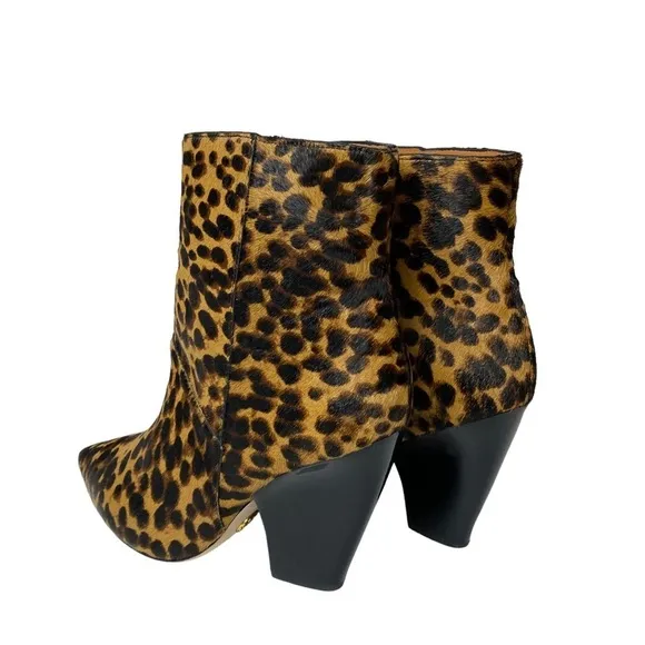 Tory Burch Lila calf hair zip up bootie NIB size 7M