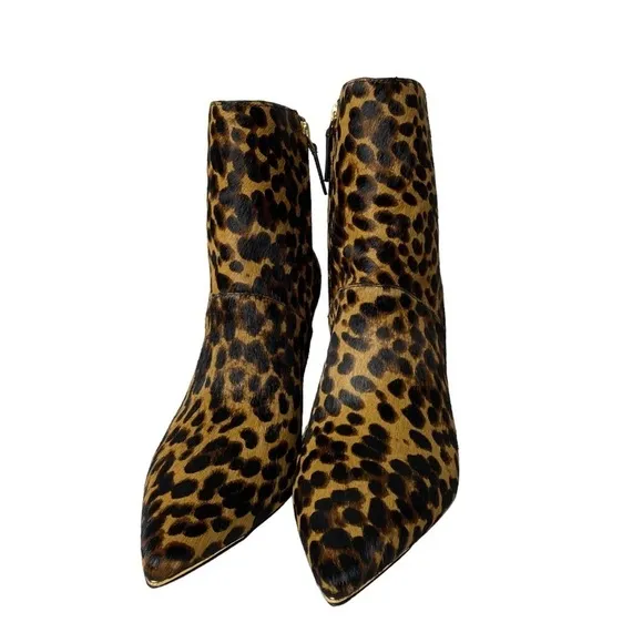Tory Burch Lila calf hair zip up bootie NIB size 7M