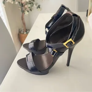 Tory Burch Platform Crisscross Strappy Heels