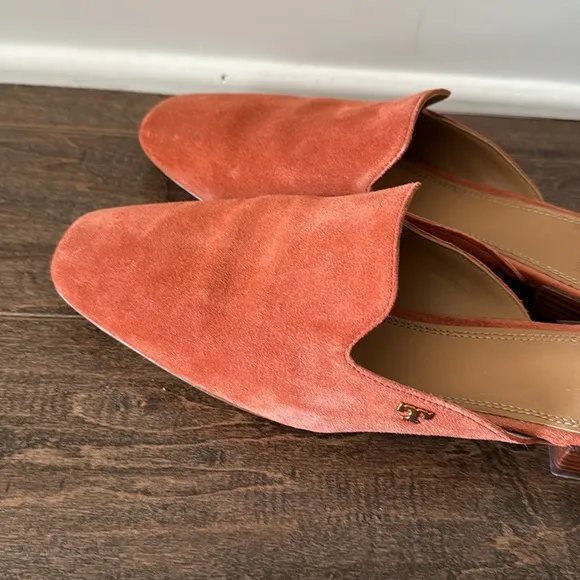 Tory Burch Suede Mules 8 1/2M