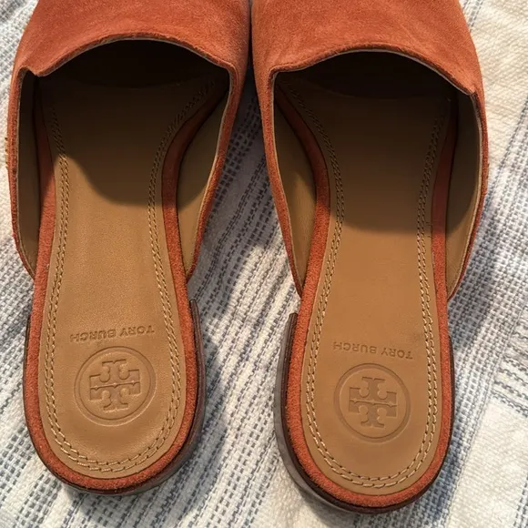 Tory Burch Suede Mules 8 1/2M