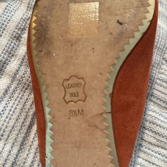 Tory Burch Suede Mules 8 1/2M