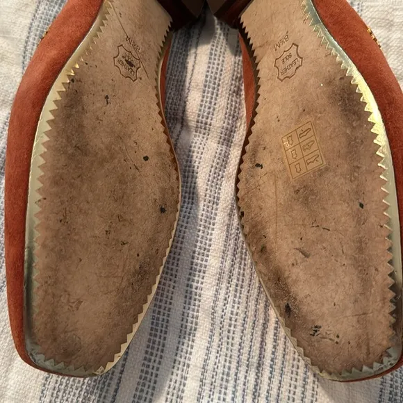 Tory Burch Suede Mules 8 1/2M