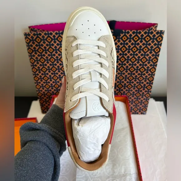 Tory Burch T Monogram Ladybug Sneakers Size 9 Hazel T Monogram Tory Red Calcare