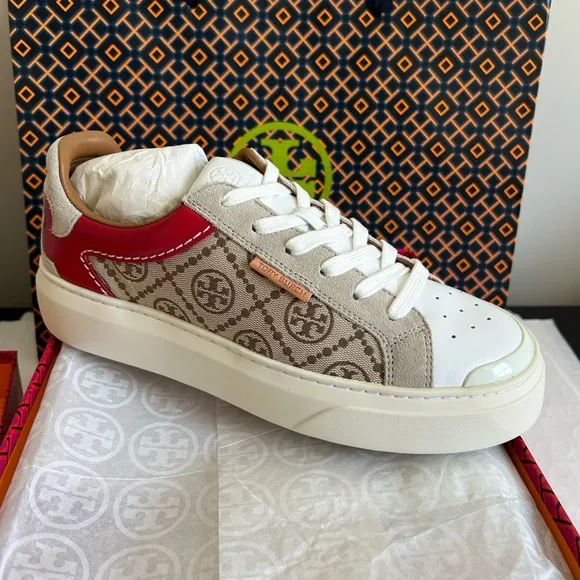 Tory Burch T Monogram Ladybug Sneakers Size 9 Hazel T Monogram Tory Red Calcare