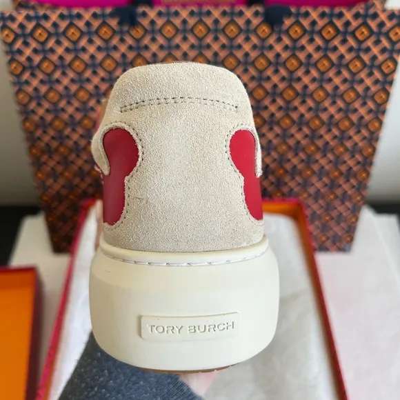 Tory Burch T Monogram Ladybug Sneakers Size 9 Hazel T Monogram Tory Red Calcare