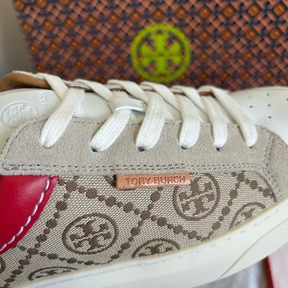 Tory Burch T Monogram Ladybug Sneakers Size 9 Hazel T Monogram Tory Red Calcare