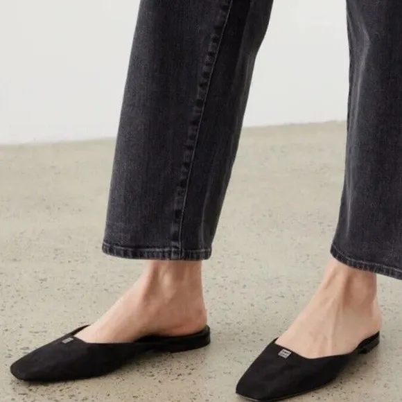Toteme suede mules flats