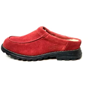 Ugg Broadway mules.  Tomato red, 8M