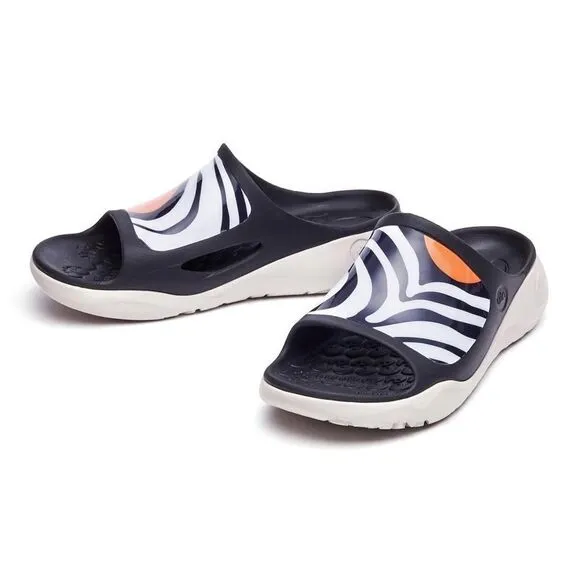 UIN Men's Sandals Beach Summer Travel Anti-Slip SLIDES(AT THE BEACH IBIZA)No Box