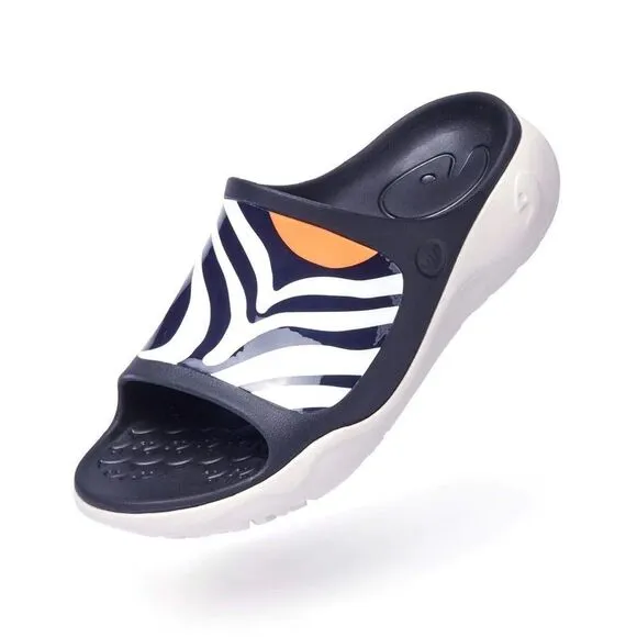 UIN Men's Sandals Beach Summer Travel Anti-Slip SLIDES(AT THE BEACH IBIZA)No Box