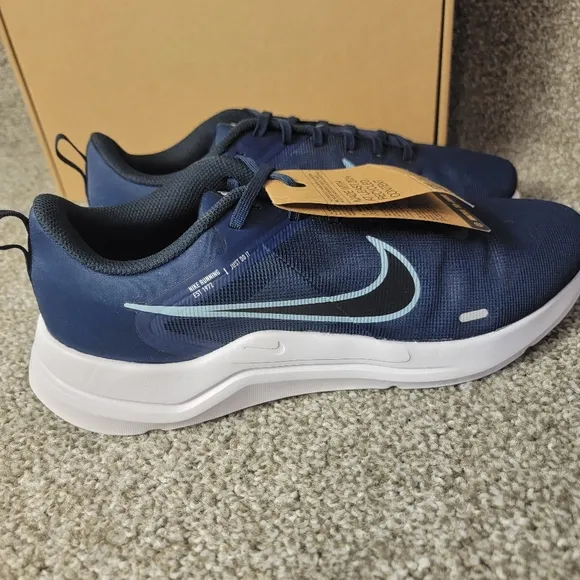 Unisex Nike Downshifter 12 Midnight Navy Worn Blue Top Of The Line Runners