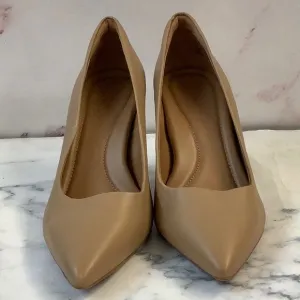 Used Nordstrom Rack Tan High Heels Size 6.5
