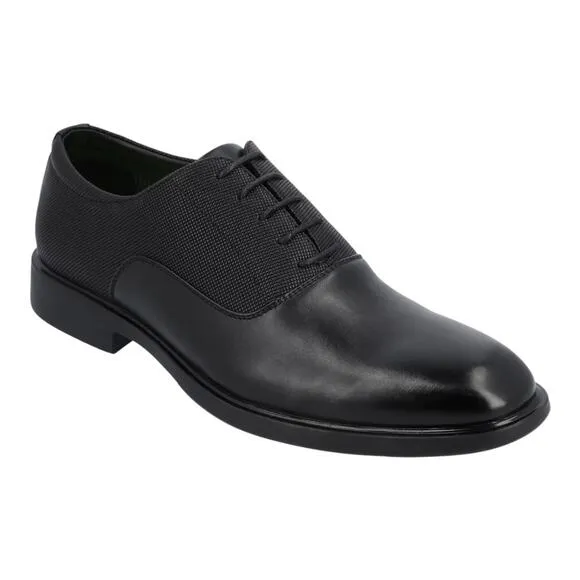 Vance Co Men's Vincent Plain Toe Oxford Dress Shoes Black Size 9 1/2