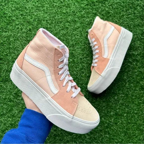 Vans Sk8 Hi Tapered Color Block Peach