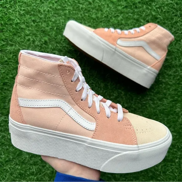 Vans Sk8 Hi Tapered Color Block Peach